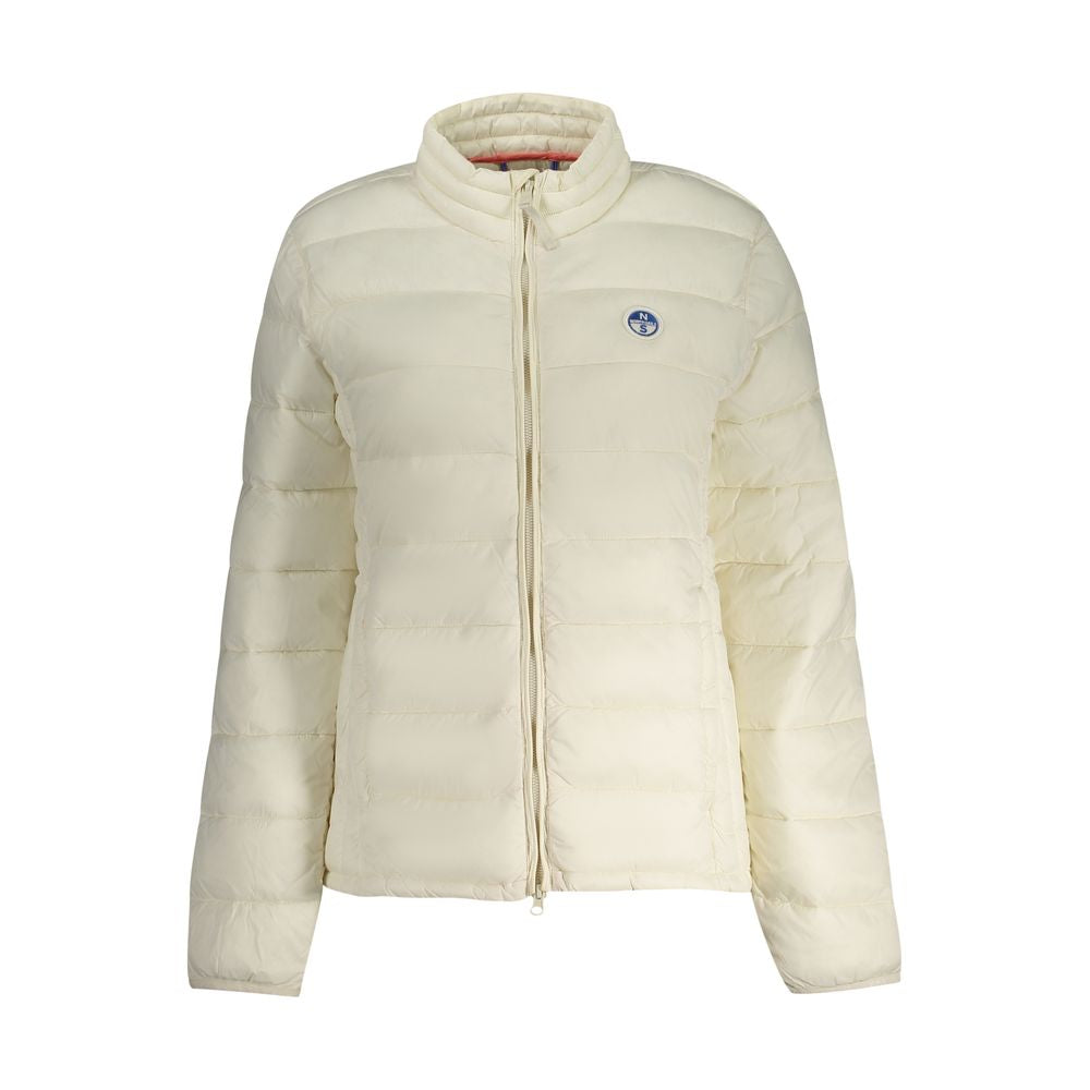 Bianco Poliammide Women's Jacket - ventzia