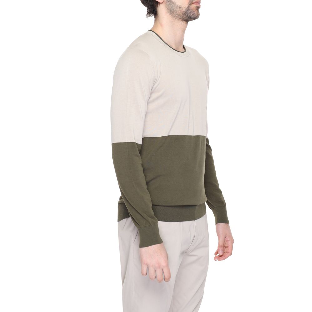 Beige Cotton Sweatshirt