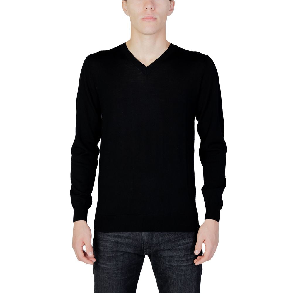 Black Wool Sportswear - ventzia