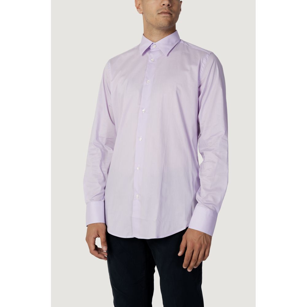Purple Cotton Shirt - ventzia