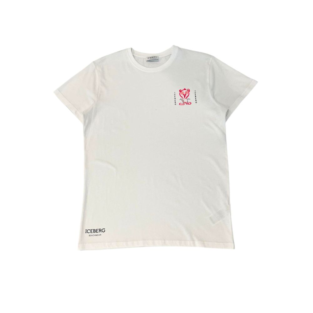 White Cotton Men T-Shirt - ventzia