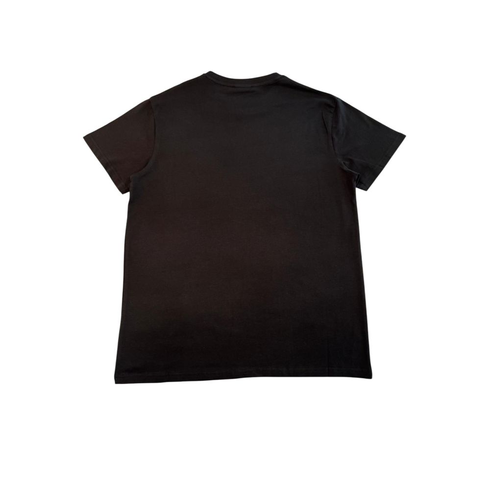 Black Cotton Men T-Shirt - ventzia