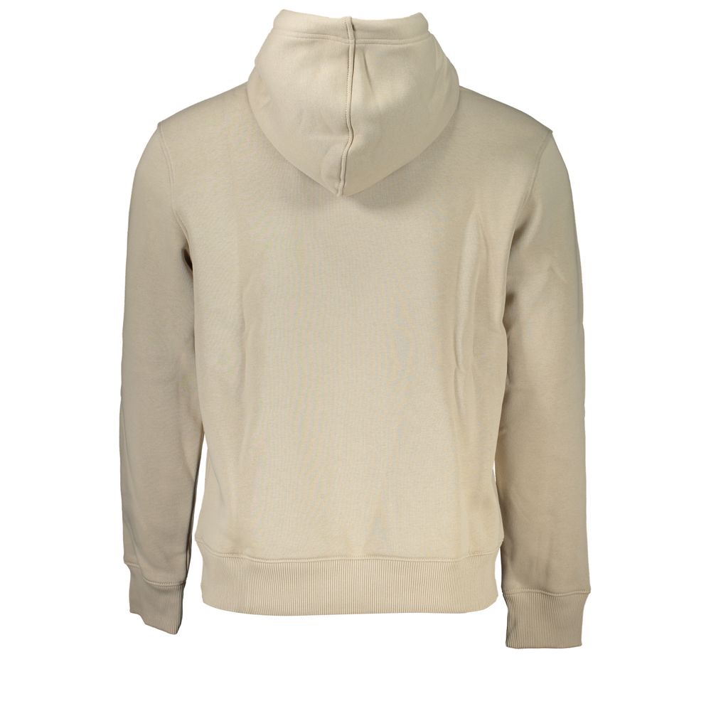 Beige Cotton Men Sweater - ventzia