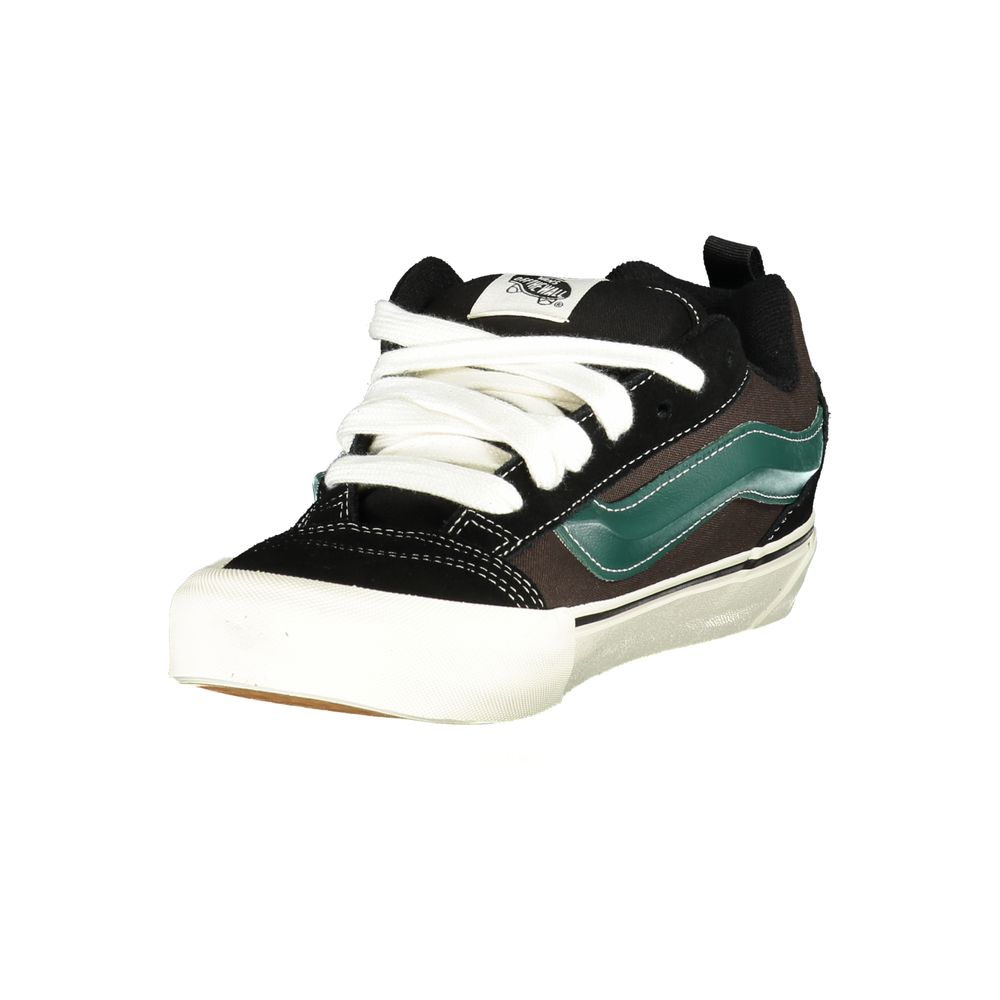 Black Polyester Sneaker