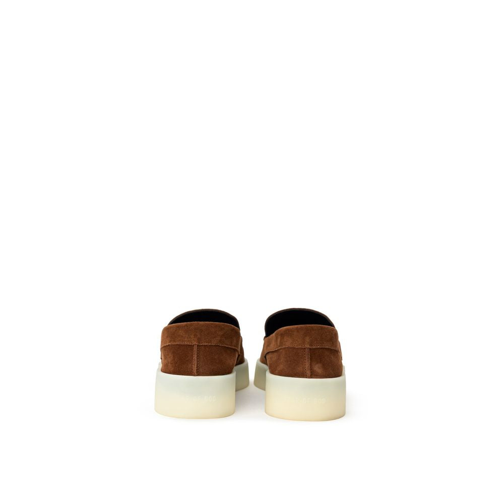 Brown Leather Slip-On Loafer - ventzia