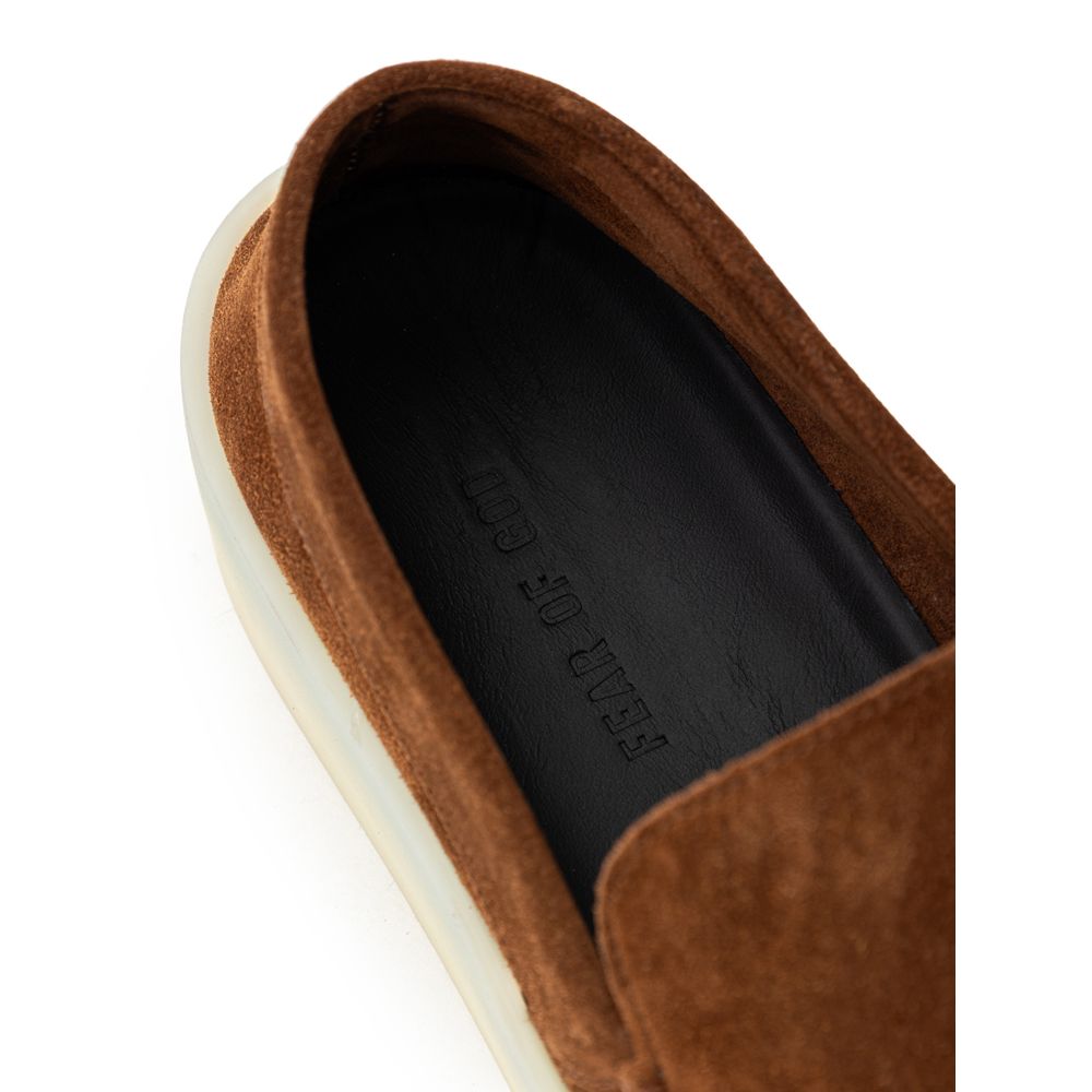 Brown Leather Slip-On Loafer - ventzia