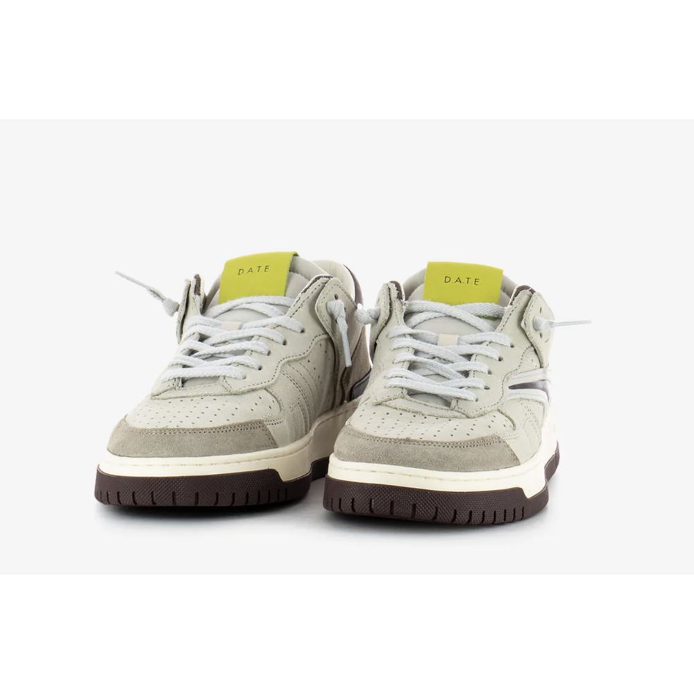 Beige Leather Sneaker - ventzia
