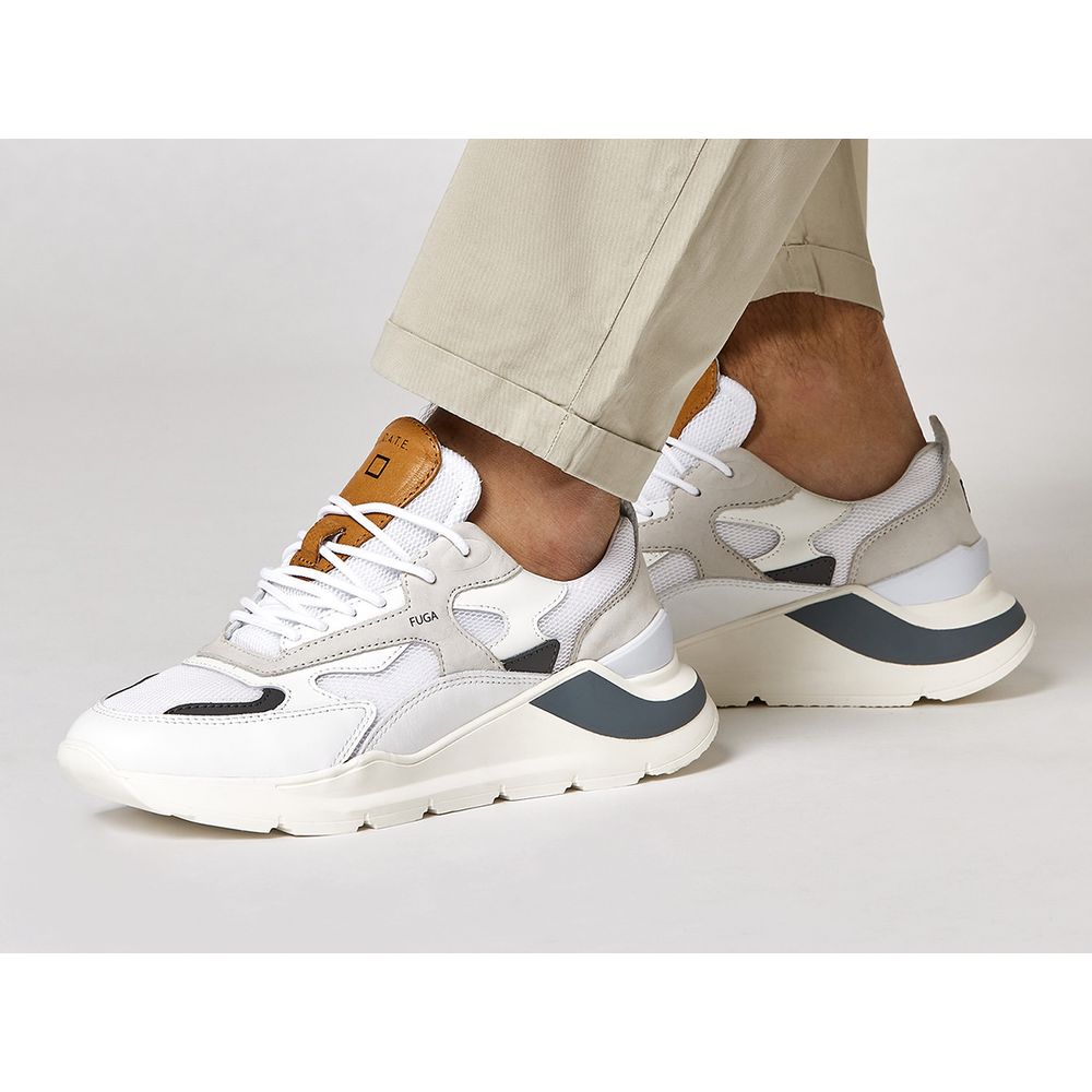 White Leather Sneaker - ventzia