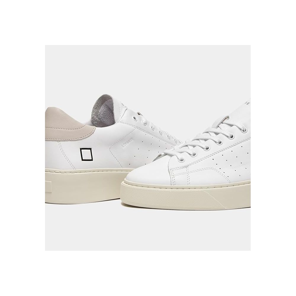 White Leather Sneaker - ventzia