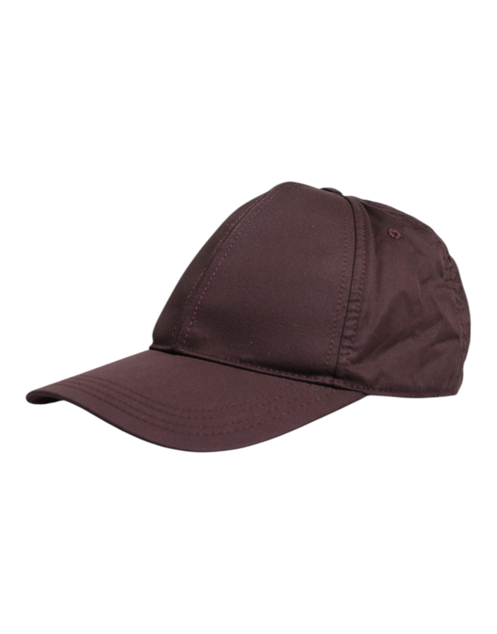 Brown Cotton DG Crown 6 Panels Baseball Cap - ventzia