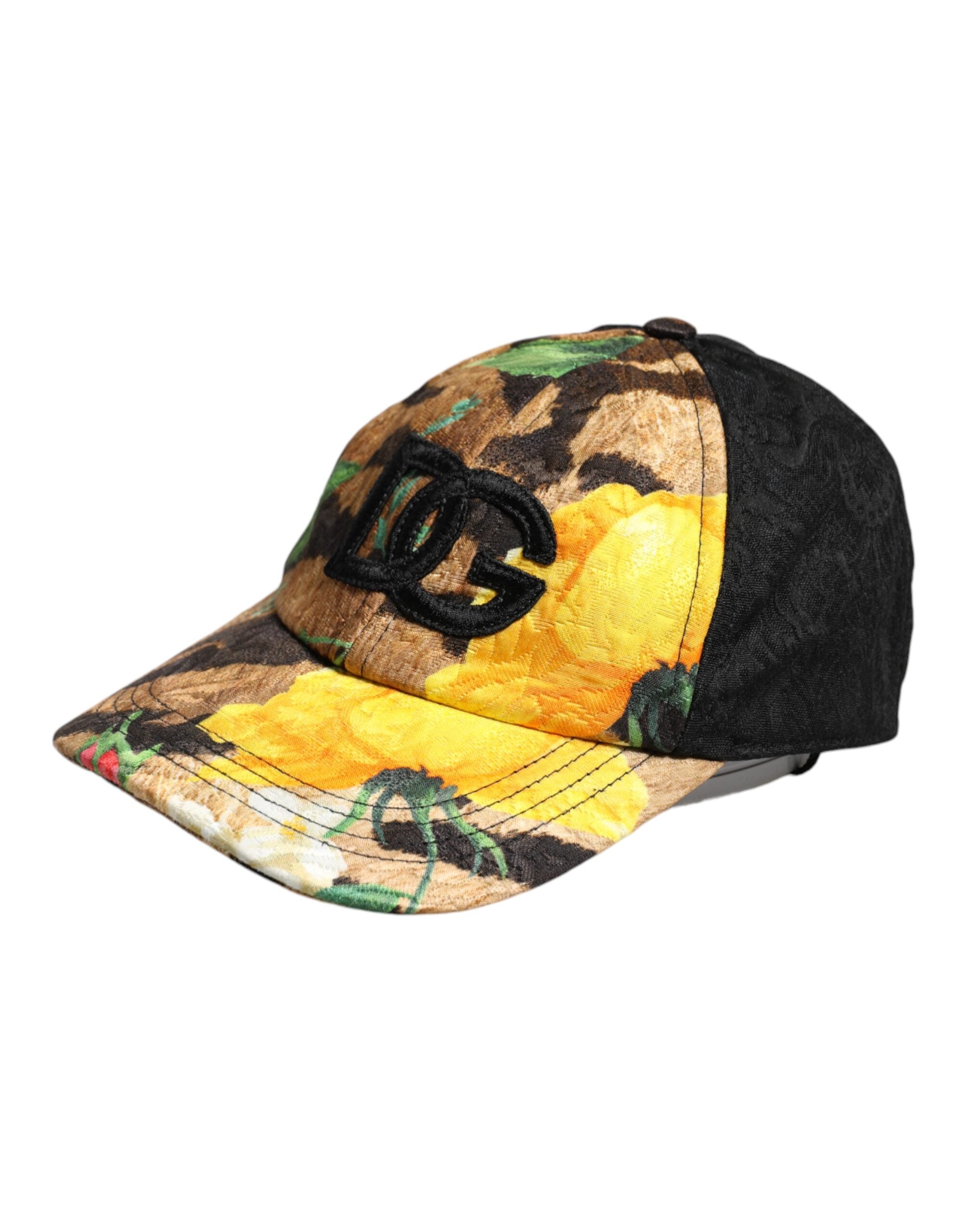 Multicolor DG Logo Patch 6 Panels Baseball Cap - ventzia