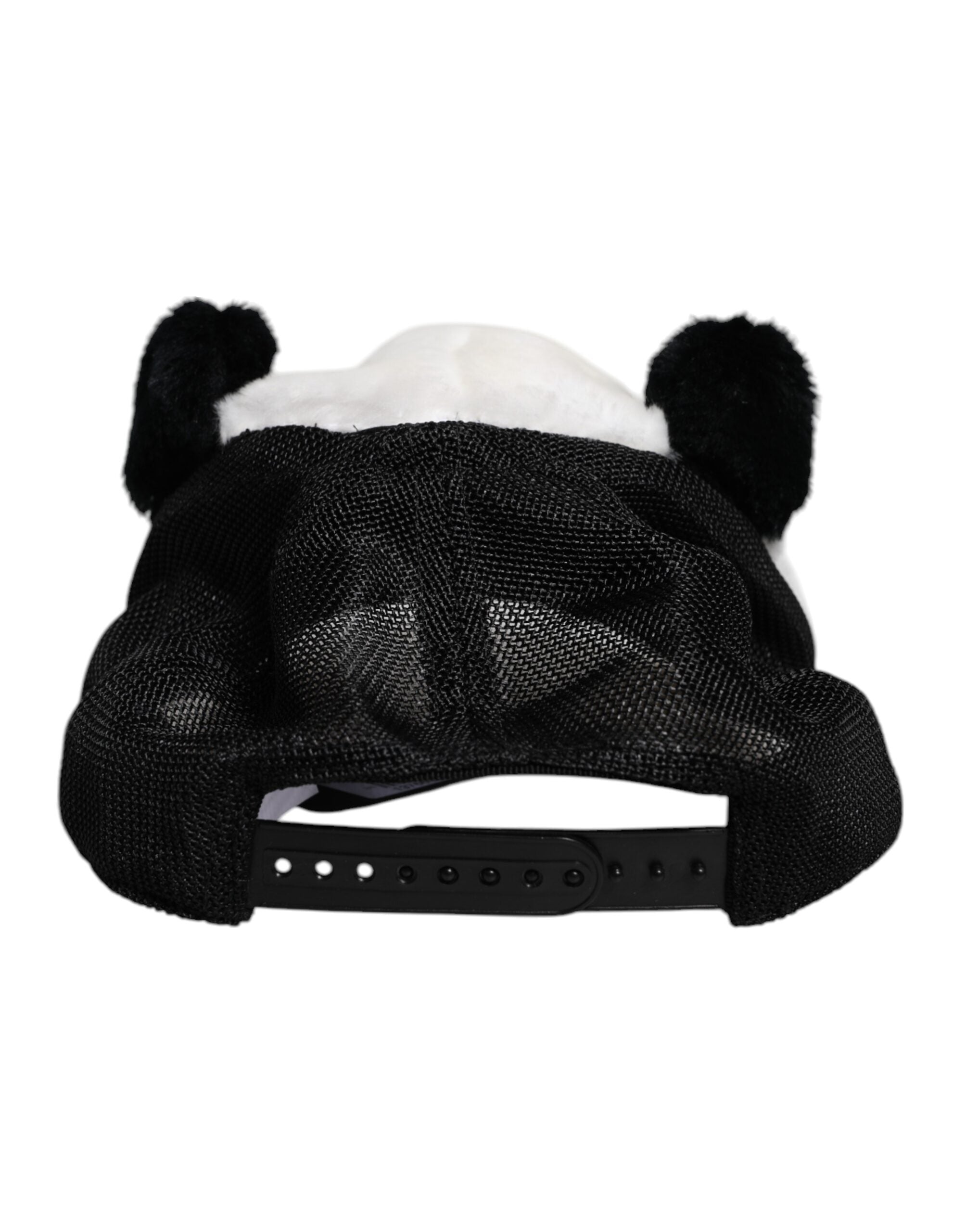 Black White Panda Fur Women Baseball Cap - ventzia