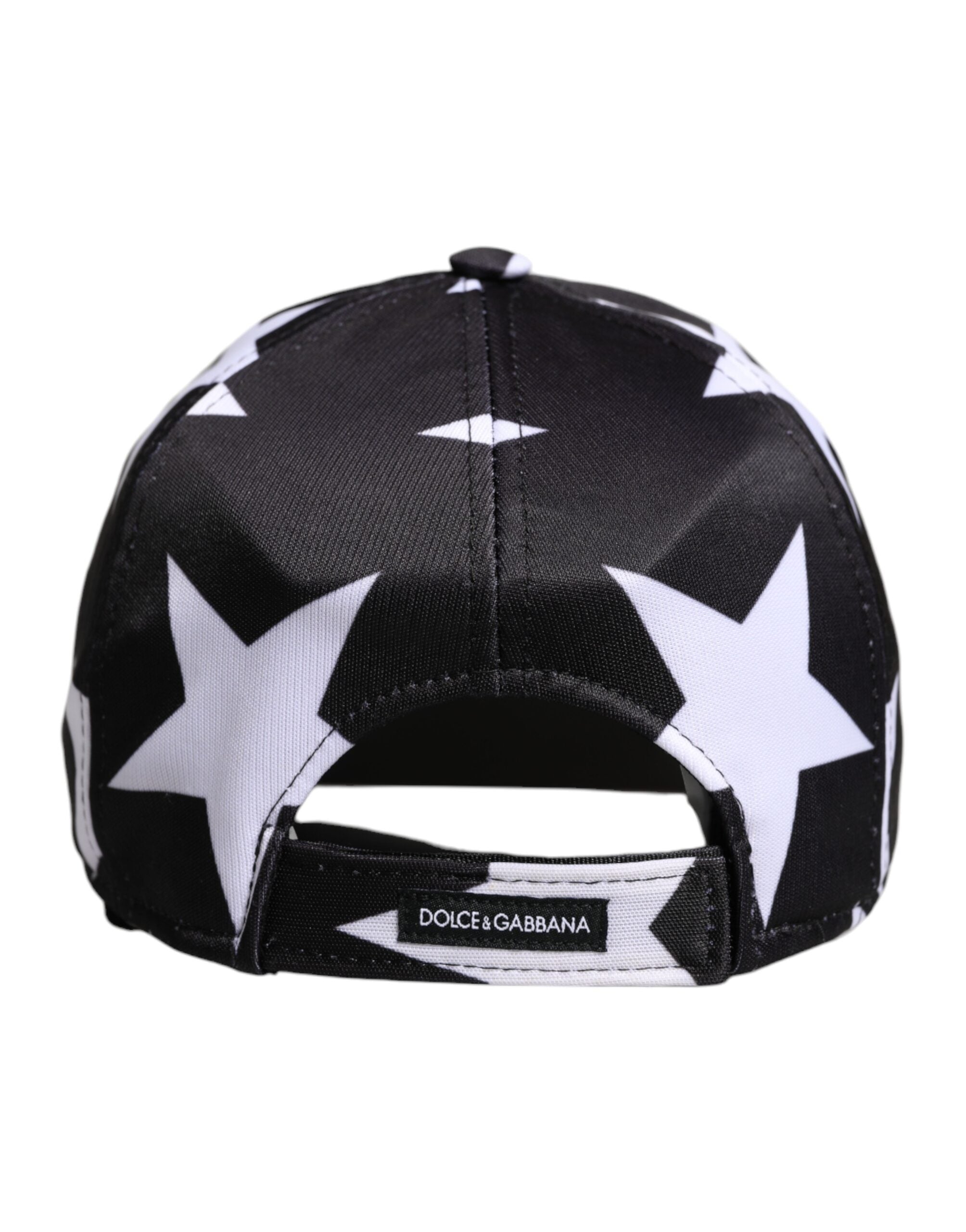 Black Star Print Polyester Baseball Cap - ventzia