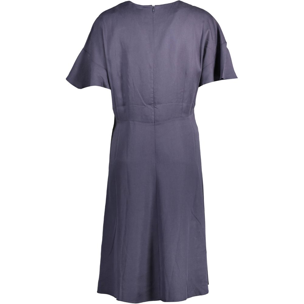 Blue Lyocell Women Dress - ventzia