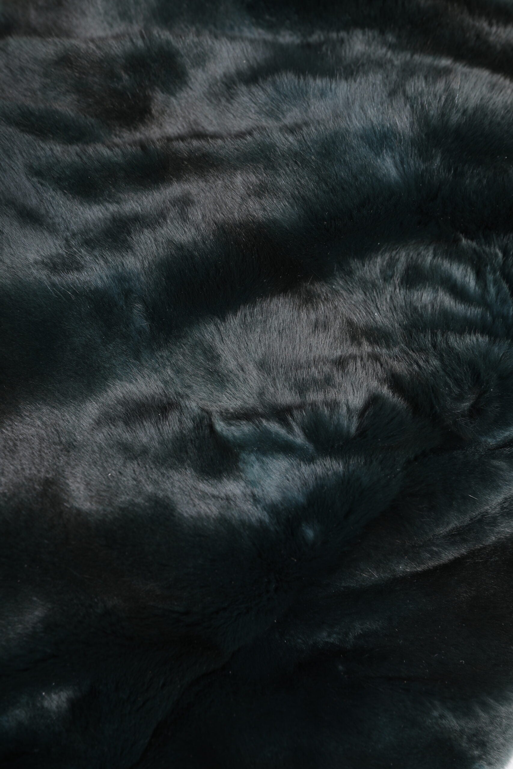 Black Weasel Fur Womens Beanie Hat - ventzia