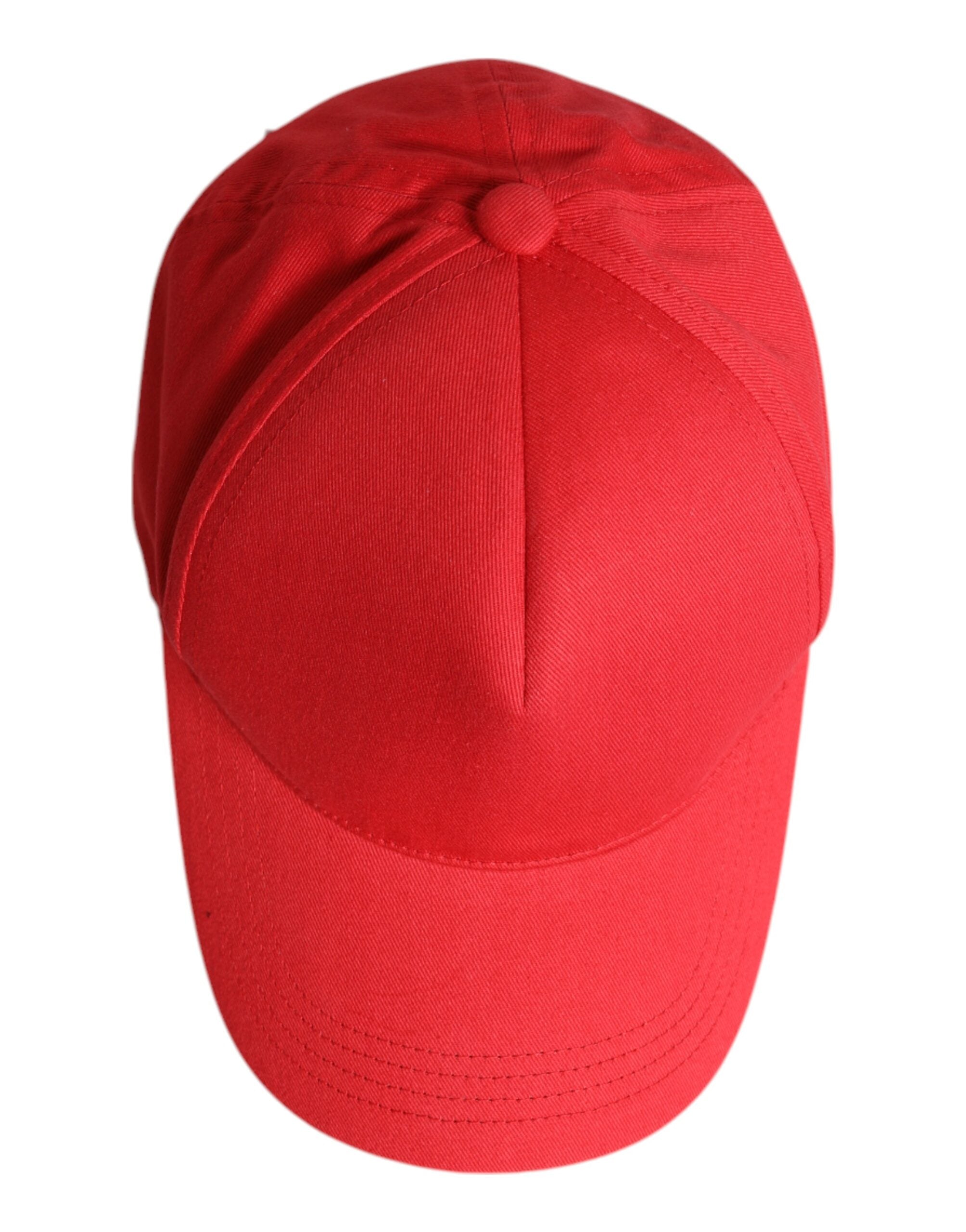 Red Cotton 6 Panels Women Baseball Cap - ventzia