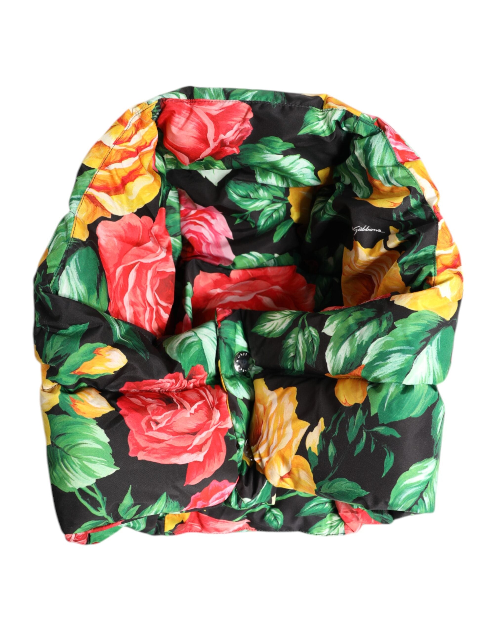 Multicolor Floral Print Whole Head Wrap Hat - ventzia