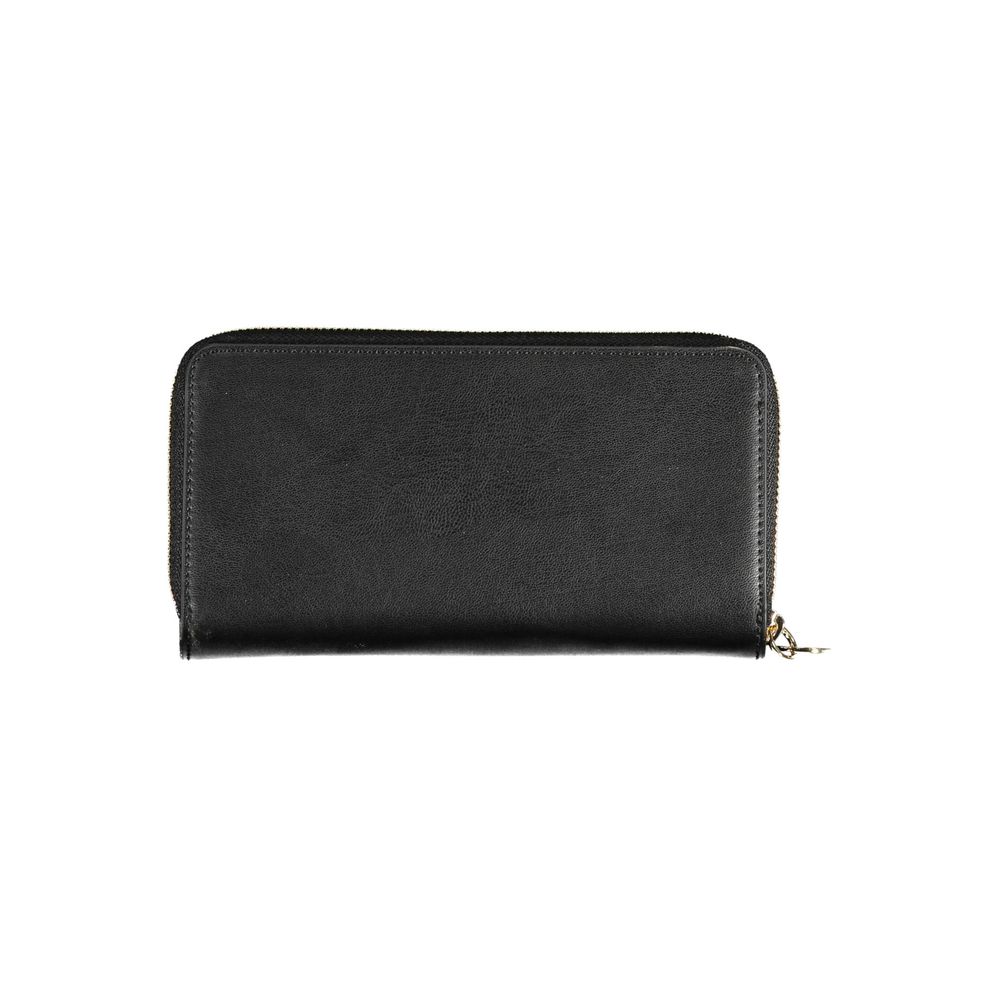 Nero Poliuretano Women Wallet - ventzia