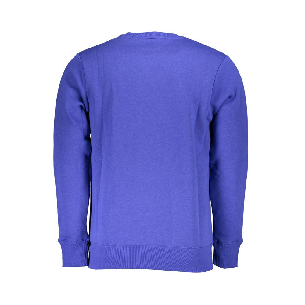 Blue Cotton Sweater - ventzia