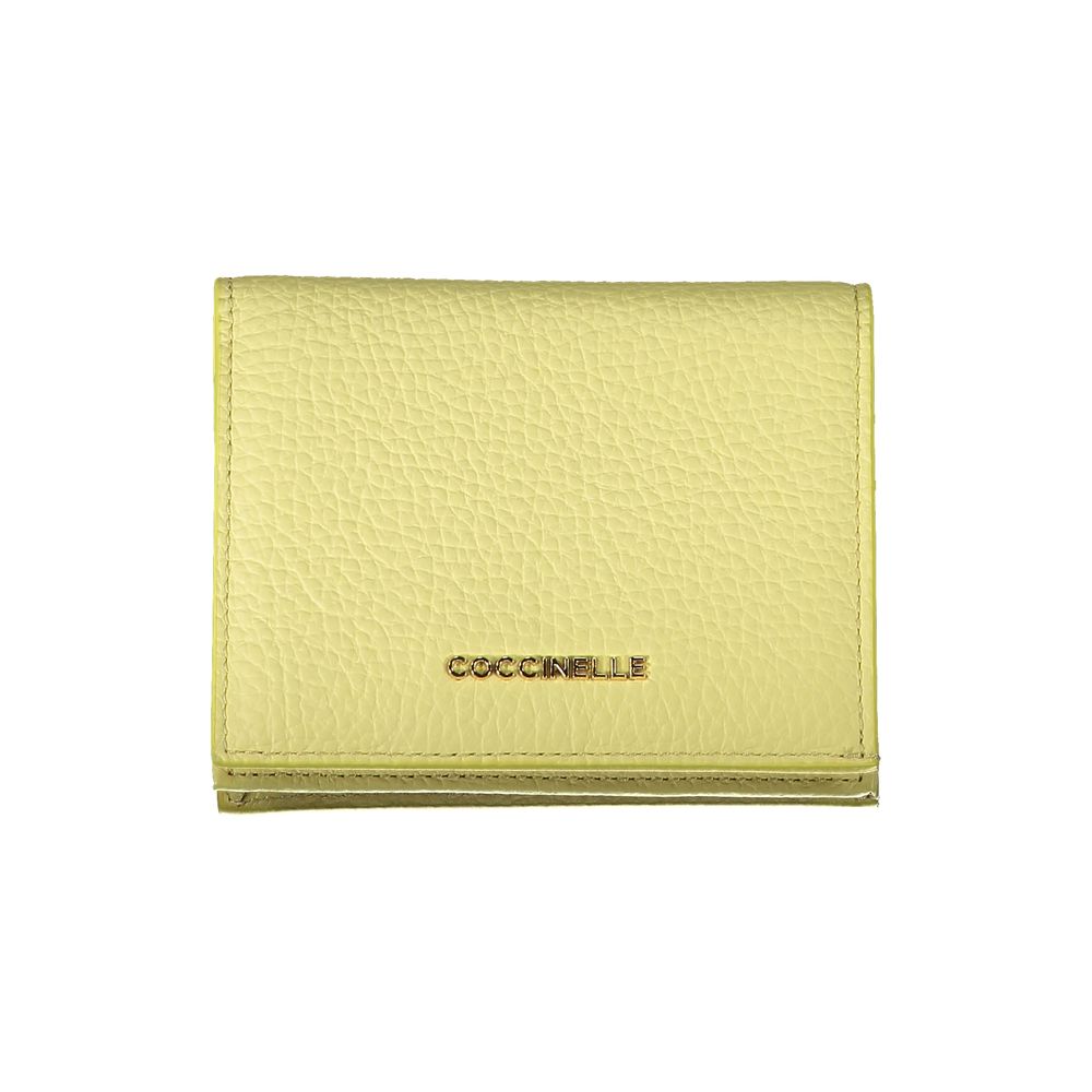 Giallo Leather Woman Wallet - ventzia