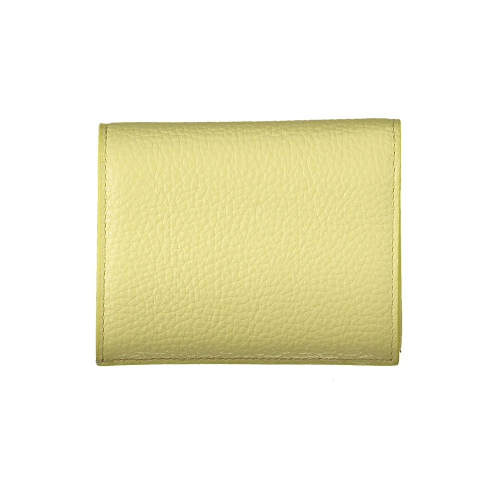 Giallo Leather Woman Wallet - ventzia