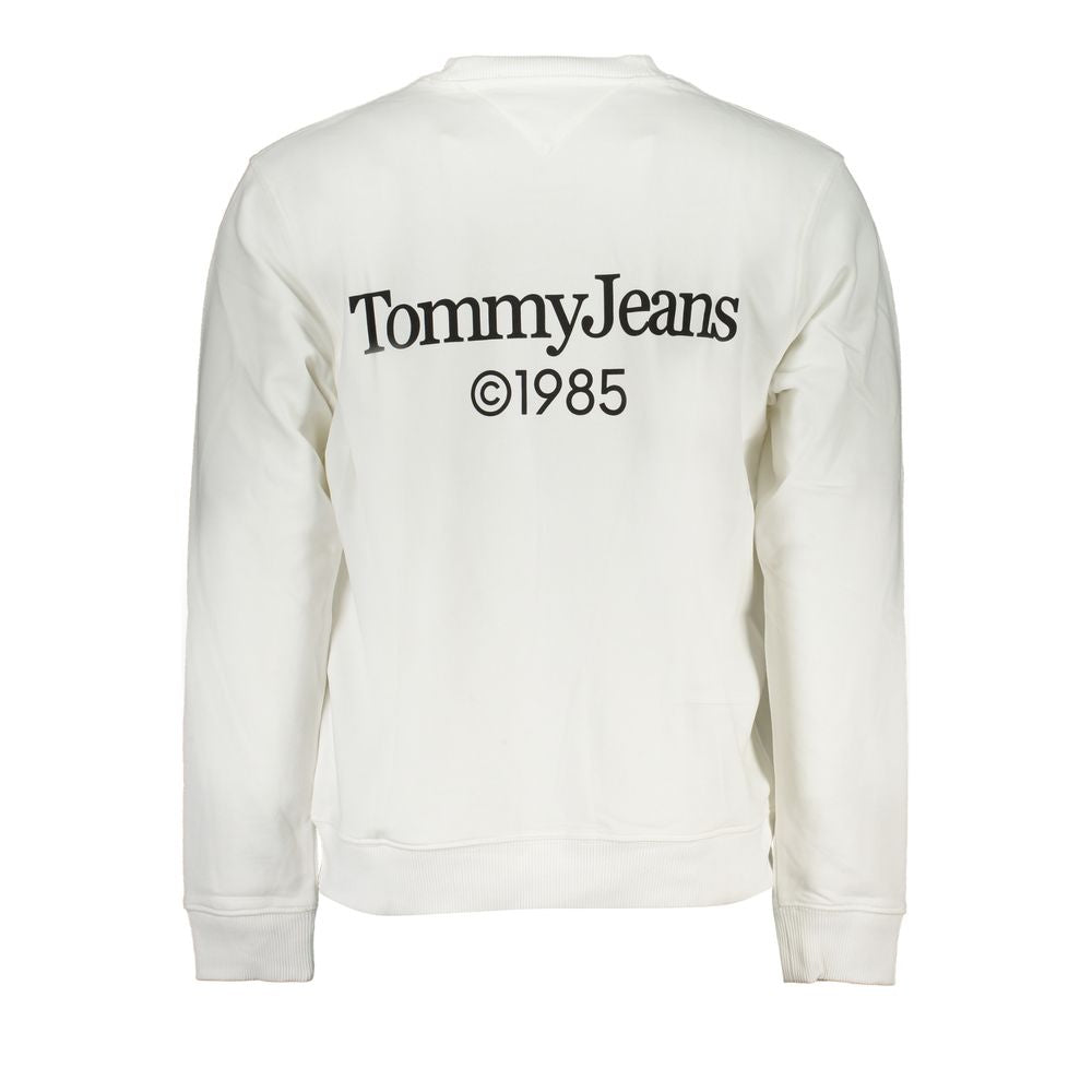White Cotton Men's Sweatshirt - ventzia