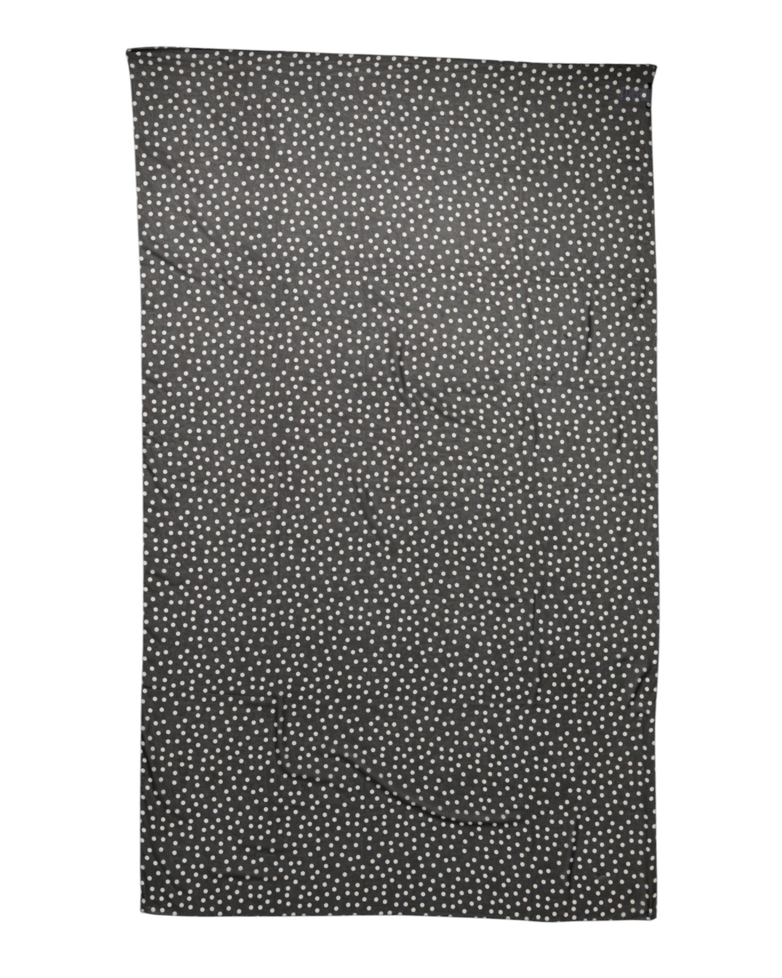Black Polka Dots Polyester Wrap Shawl Scarf - ventzia