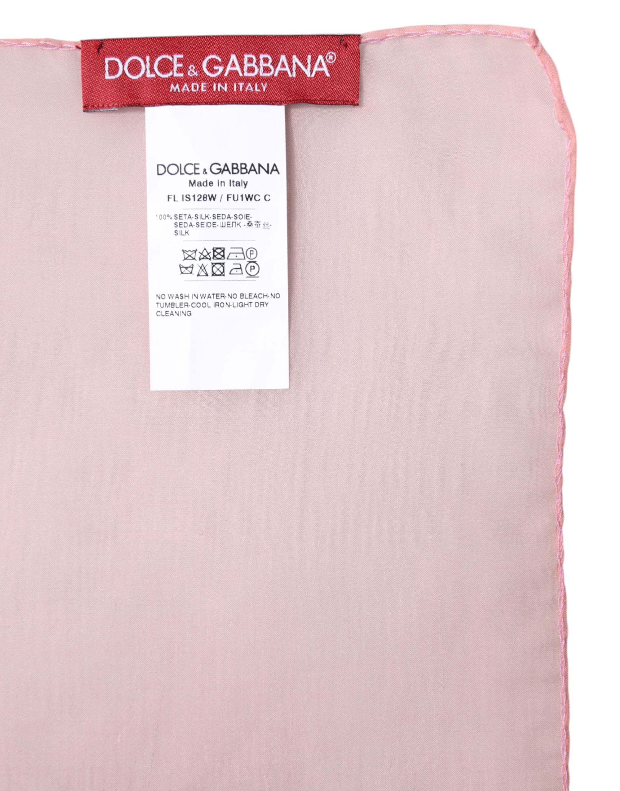 Pink Silk Rectangle Women Wrap Shawl Scarf - ventzia