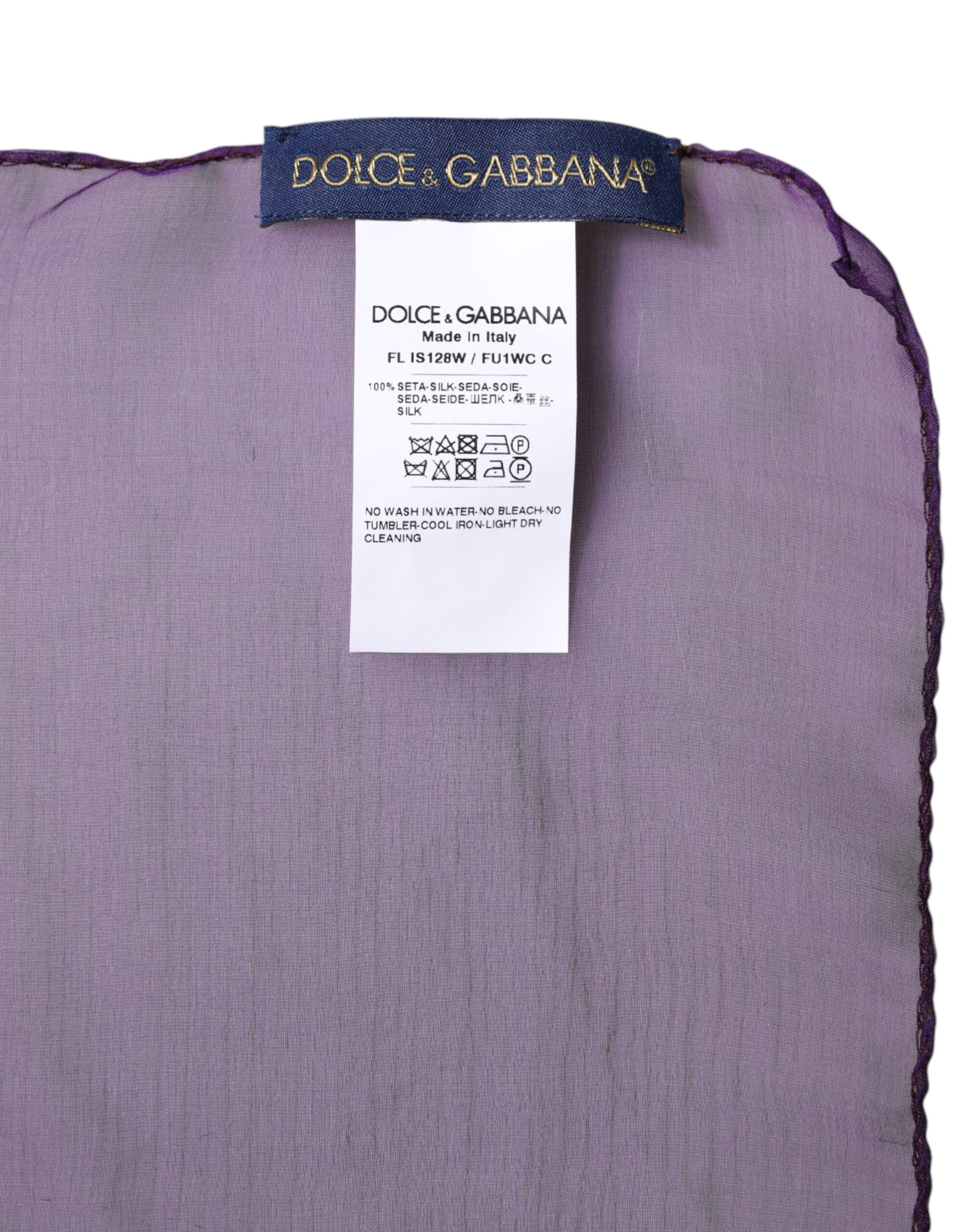 Purple Silk Rectangle Wrap Shawl Scarf - ventzia