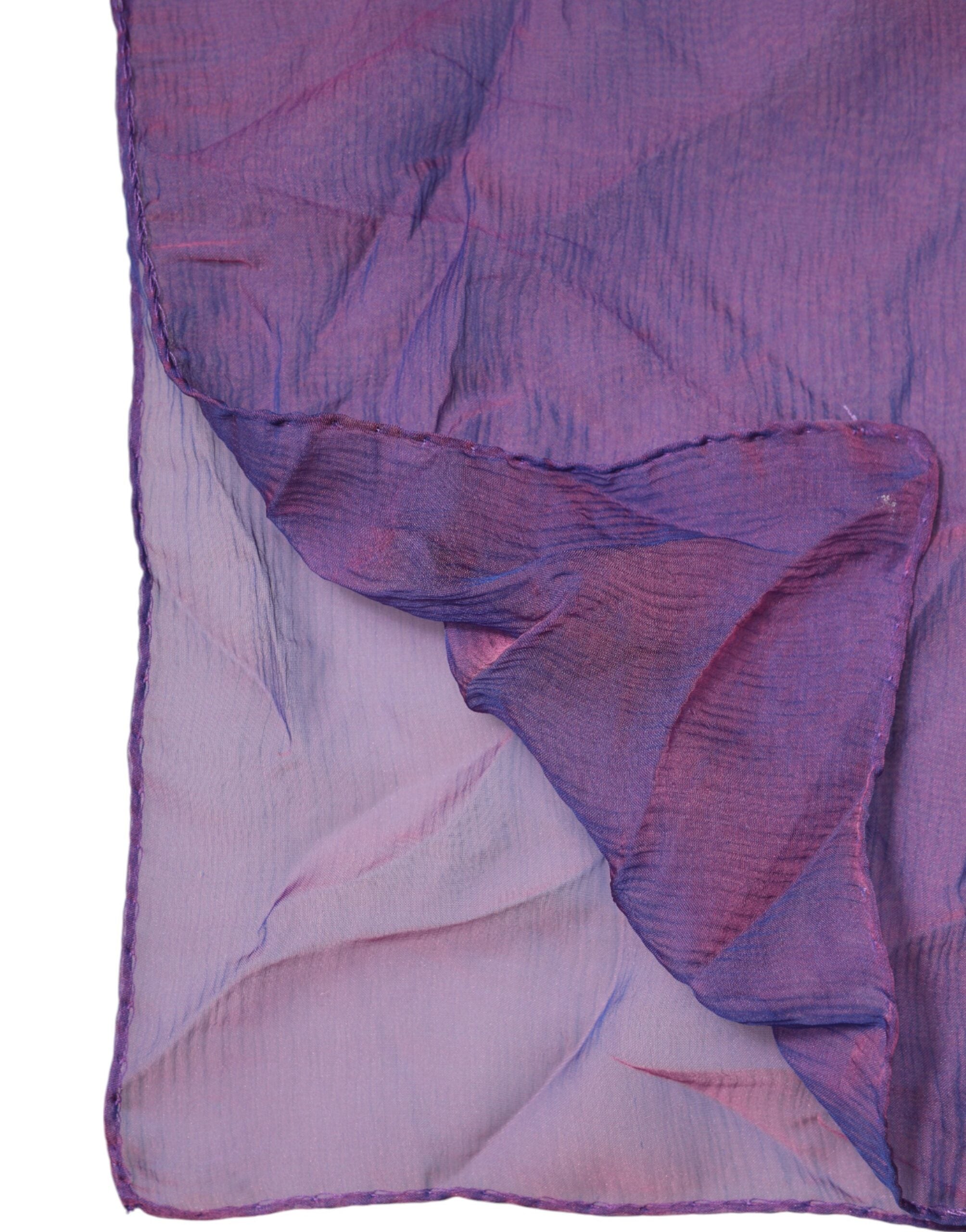 Purple Silk Rectangle Wrap Shawl Scarf - ventzia