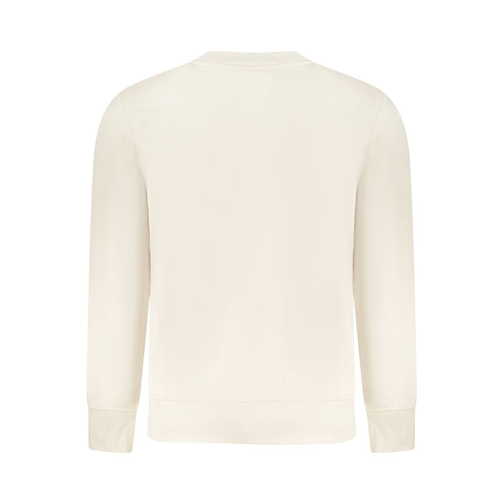 Beige Cotton Men's Sweatshirt - ventzia