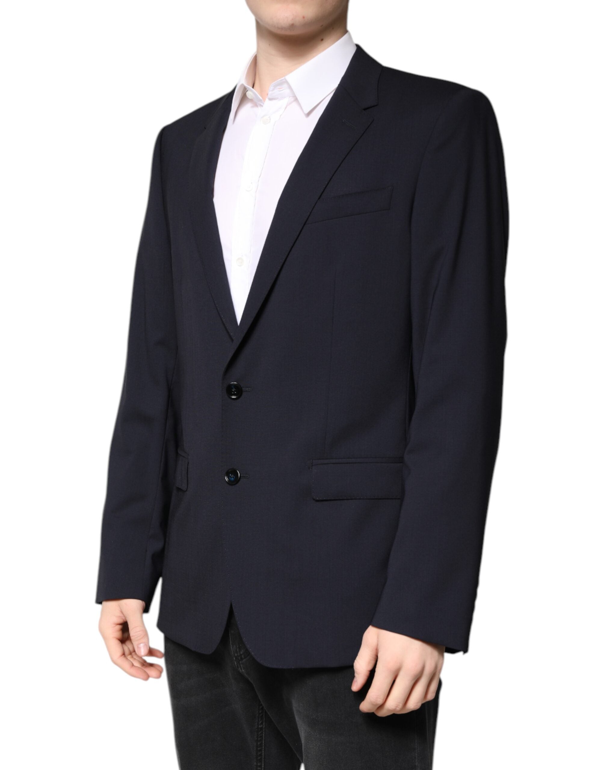 Black MARTINI Single Breasted Coat Blazer - ventzia