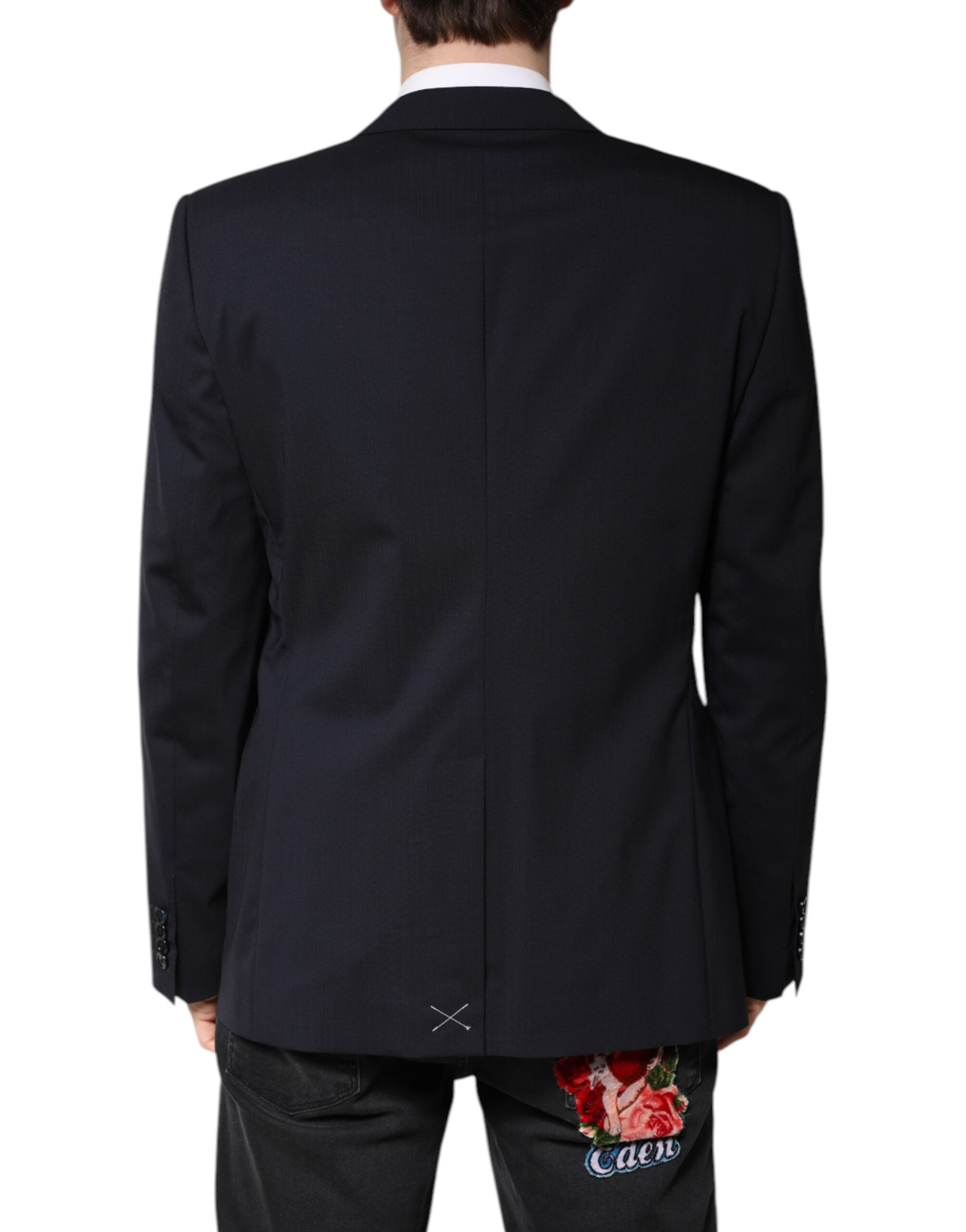 Black MARTINI Single Breasted Coat Blazer - ventzia