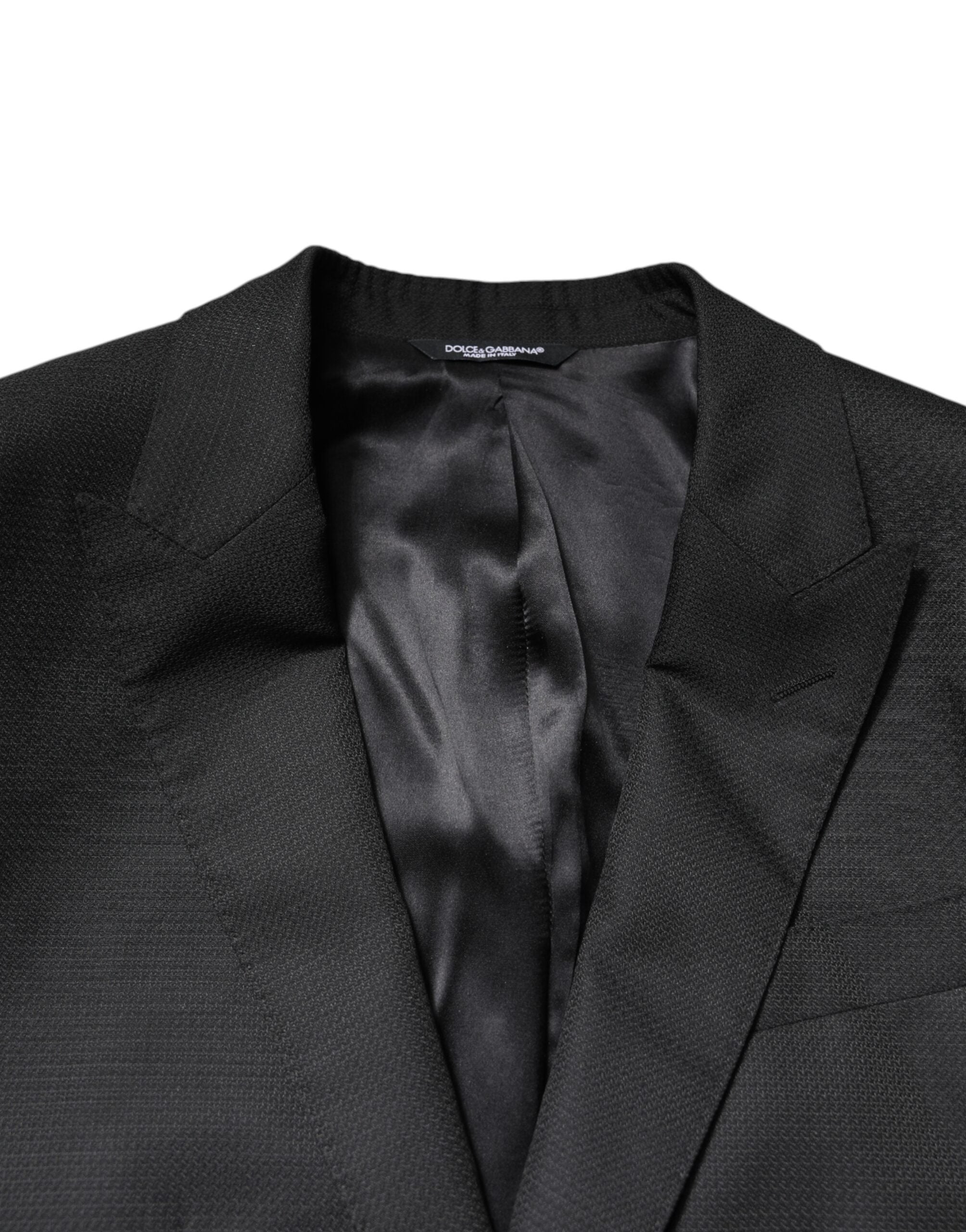Black Single Breasted Formal 2 Piece Suit - ventzia