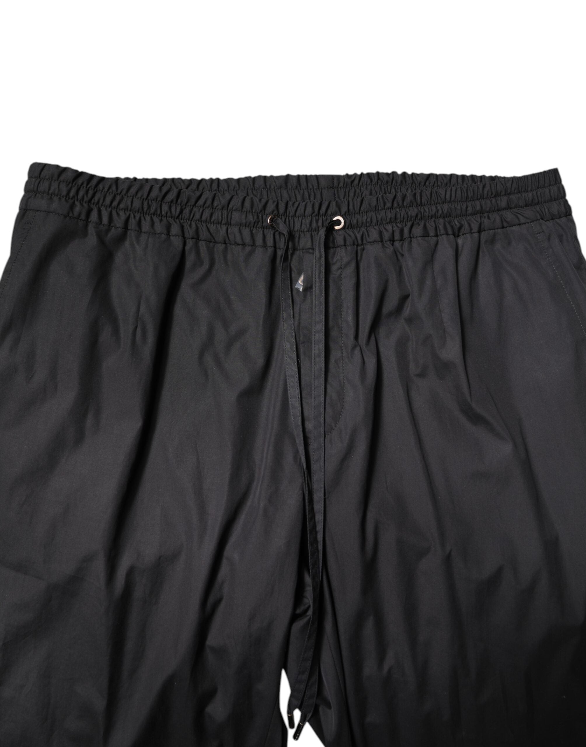 Black Cotton Single Breasted 2 Piece Suit - ventzia