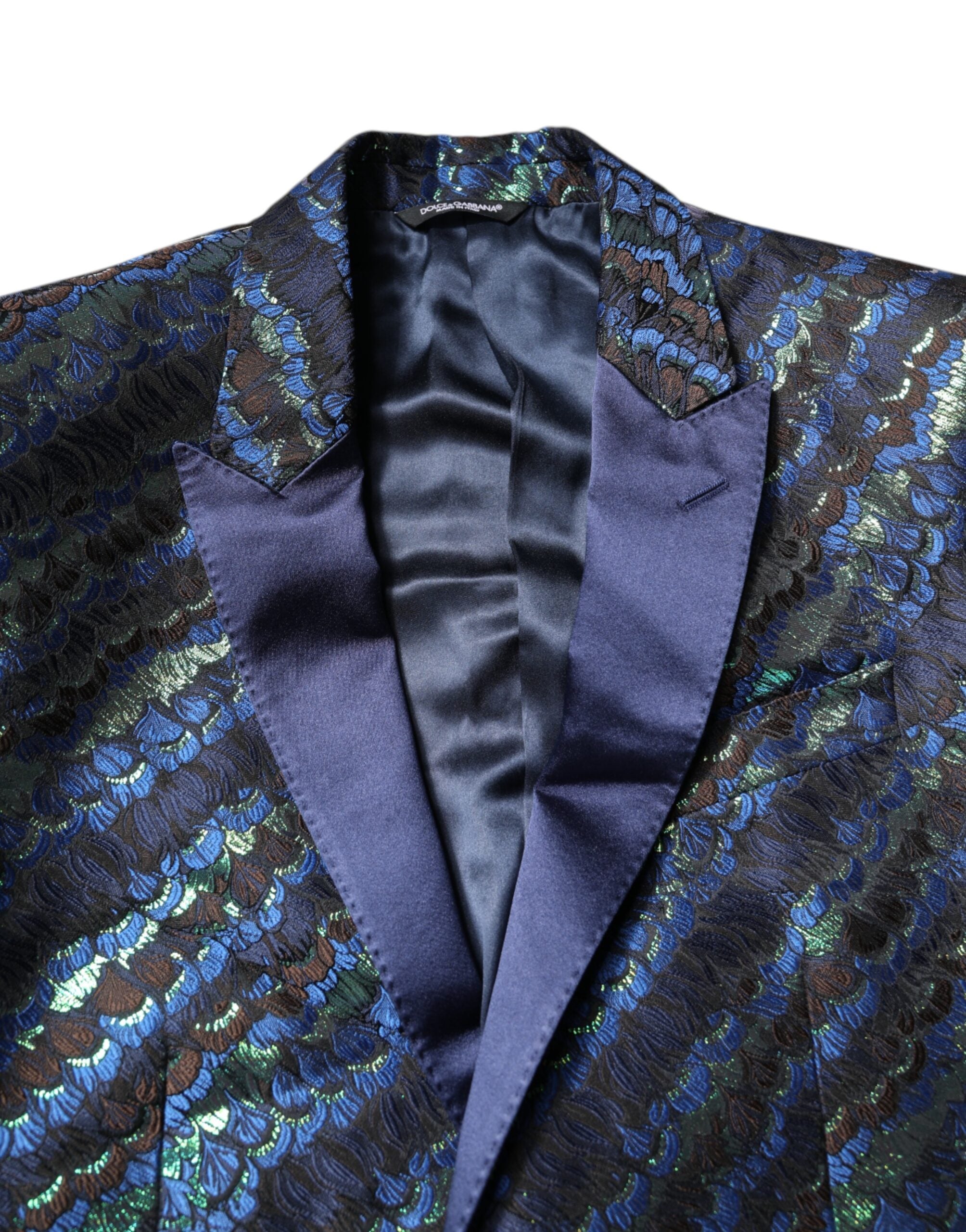 Multicolor Polyester Jacquard 2 Piece Suit - ventzia