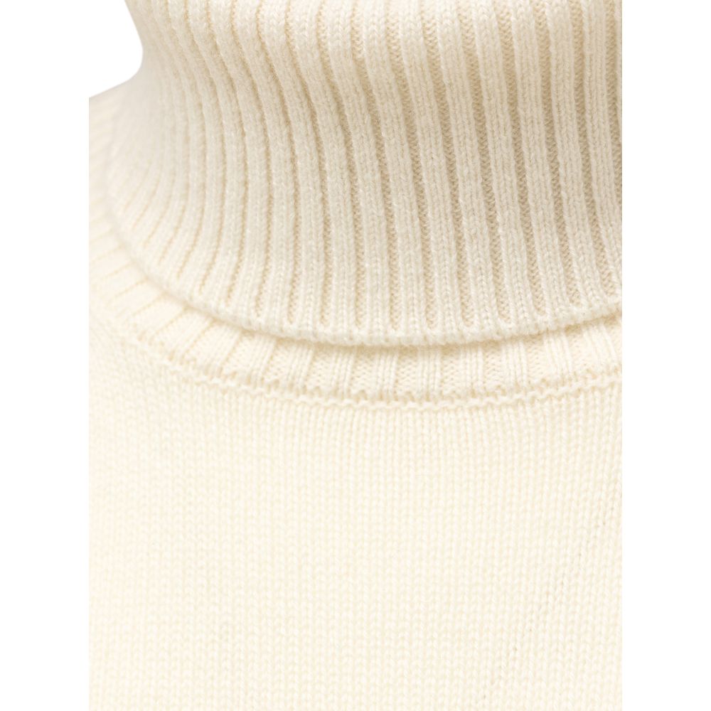 White Cashmere Turtleneck - ventzia
