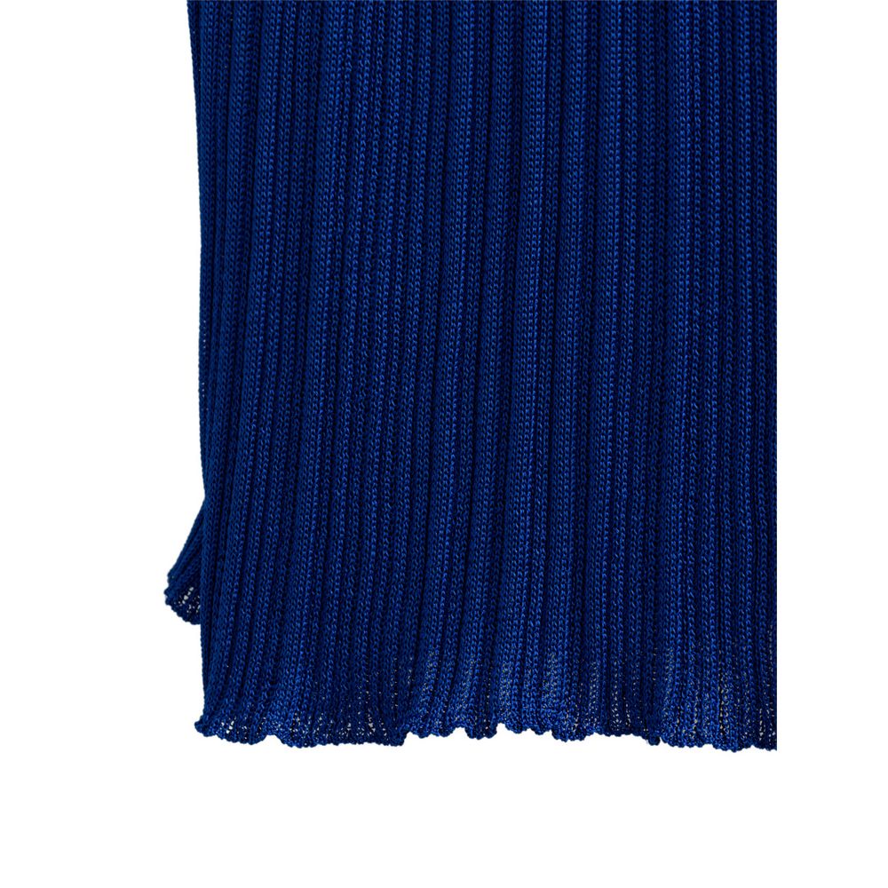 Blue Viscose Midi - ventzia