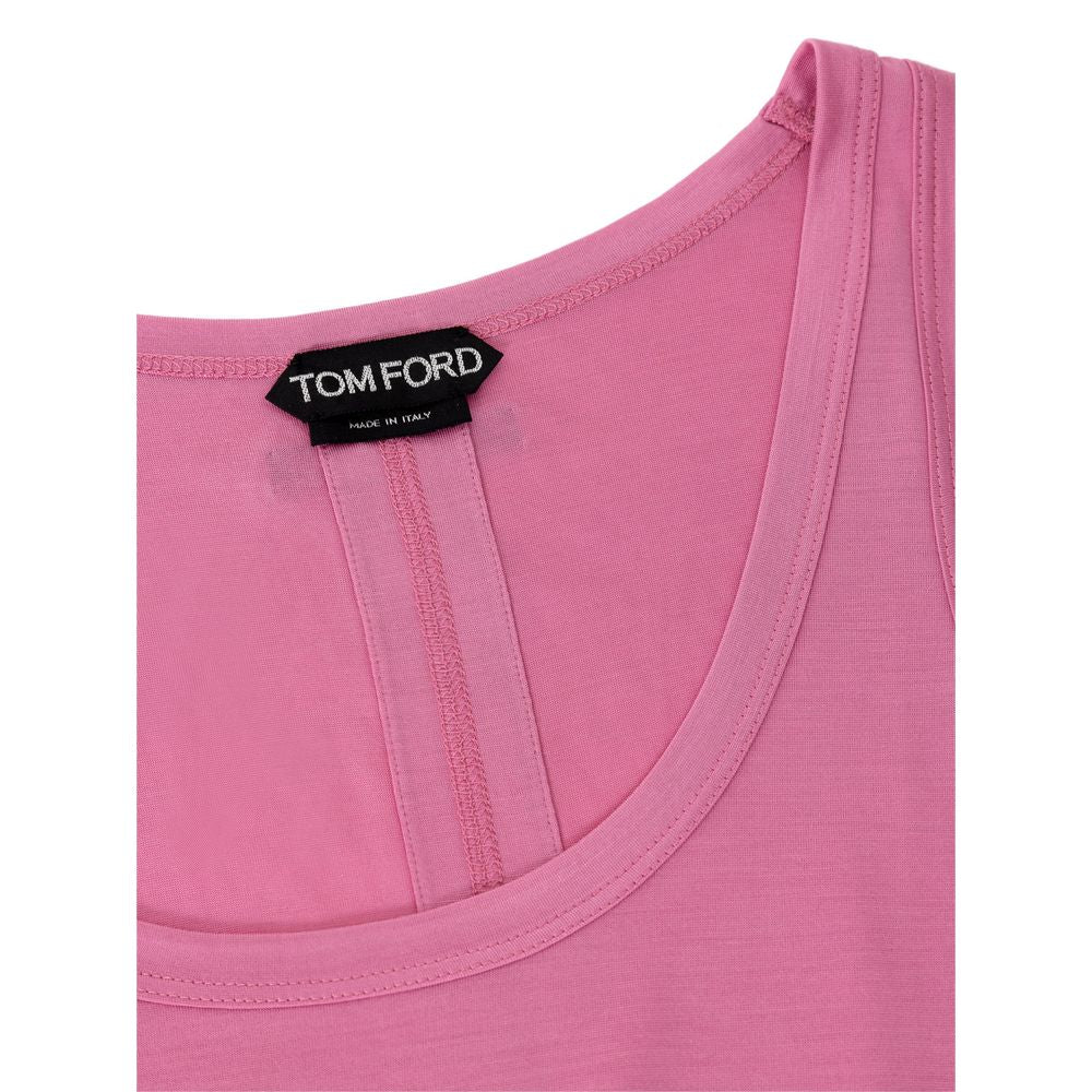 Pink Silk Tank Top - ventzia