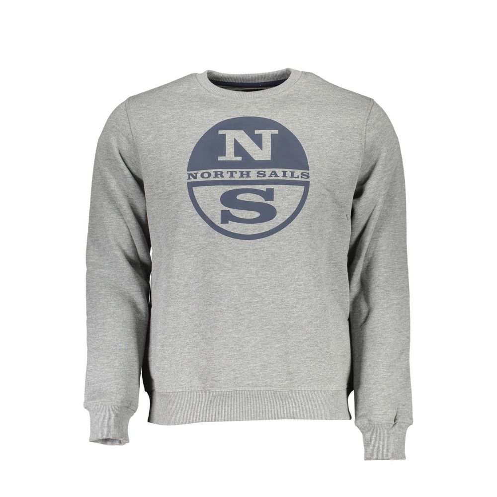 Gray Cotton Men Sweater - ventzia