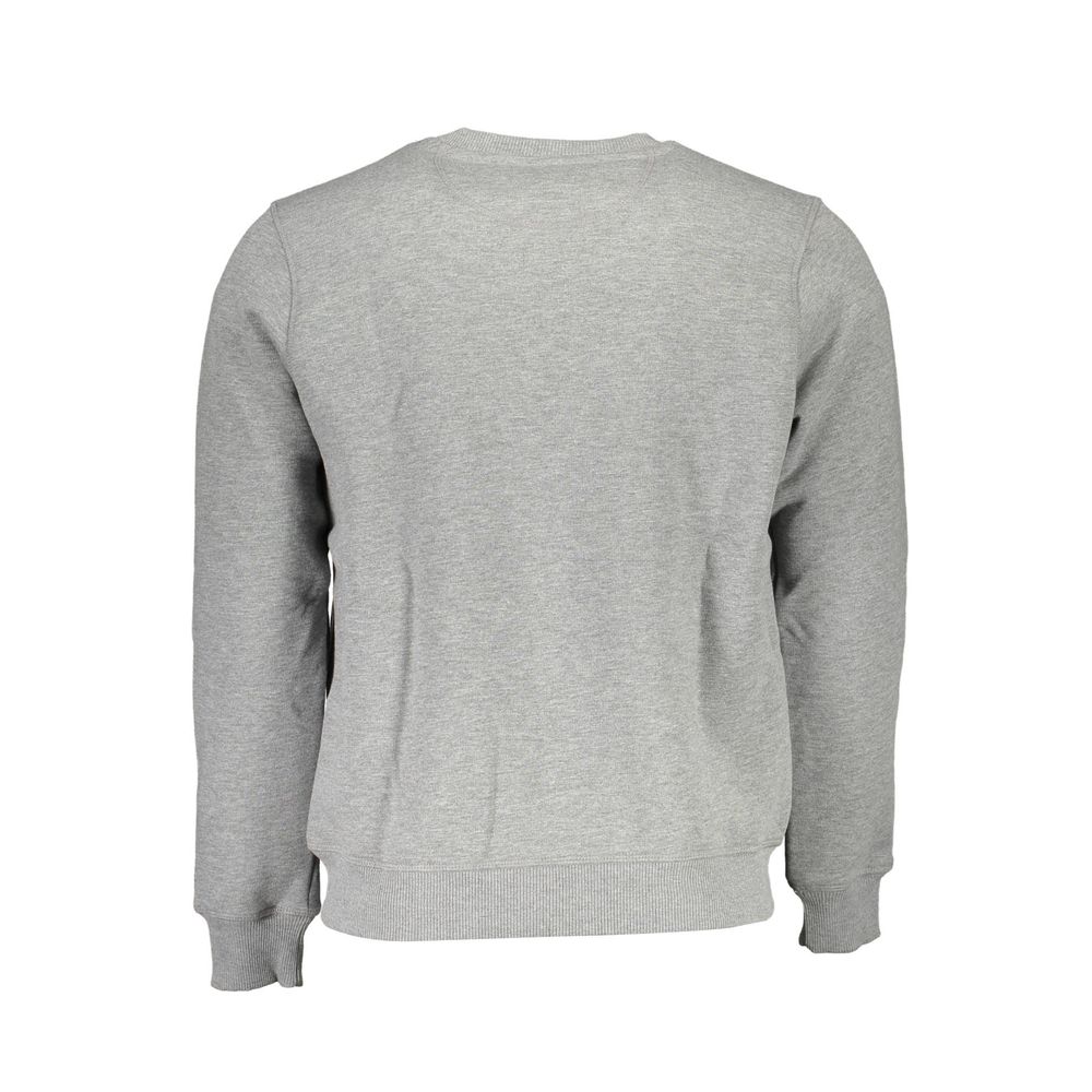 Gray Cotton Men Sweater - ventzia