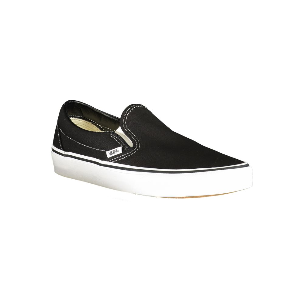 Black Polyester Women Sneaker - ventzia