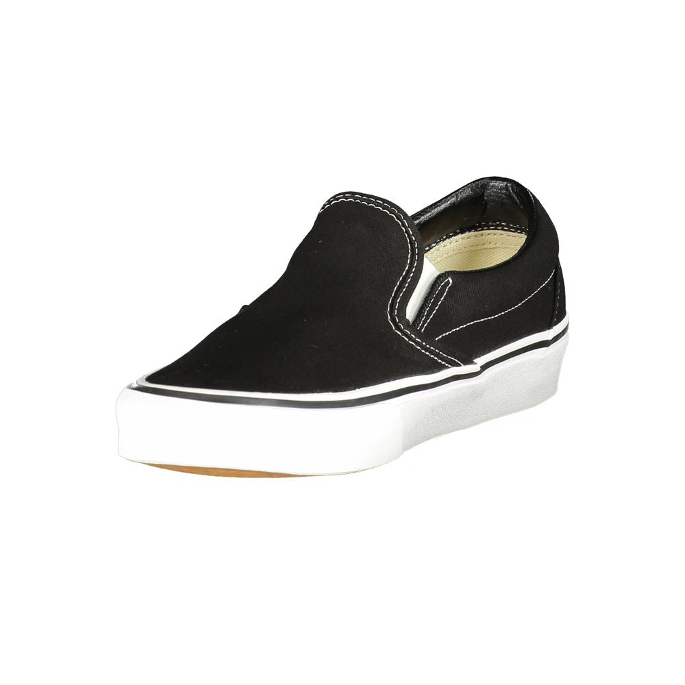Black Polyester Women Sneaker - ventzia
