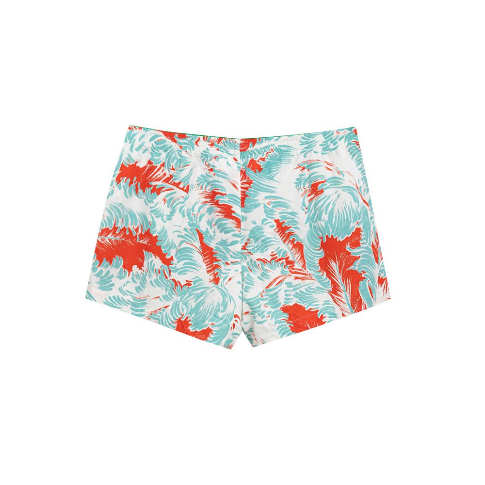 White Polyamide Swim Short - ventzia