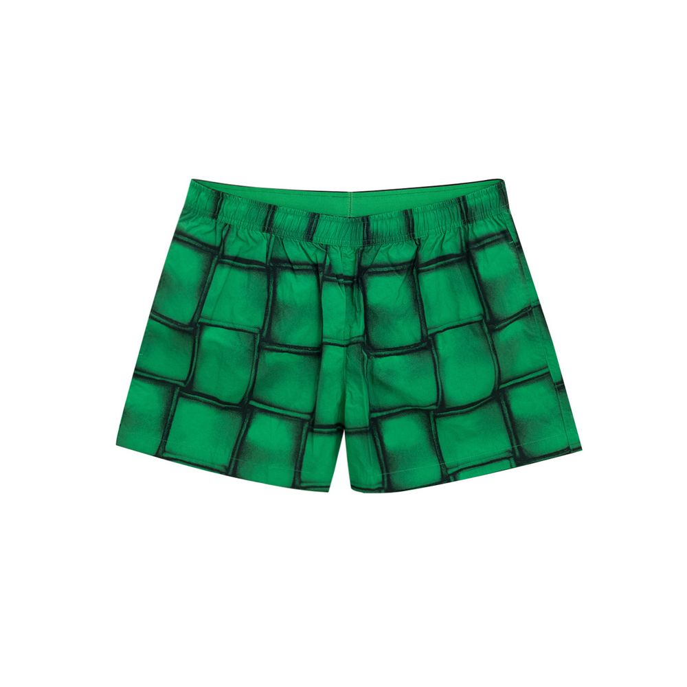 Green Polyamide Swim Short - ventzia