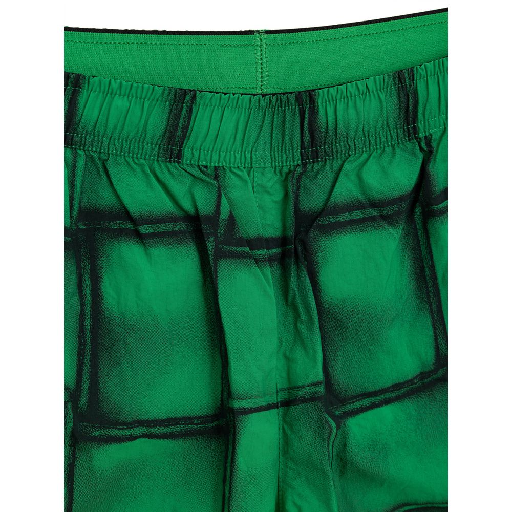 Green Polyamide Swim Short - ventzia
