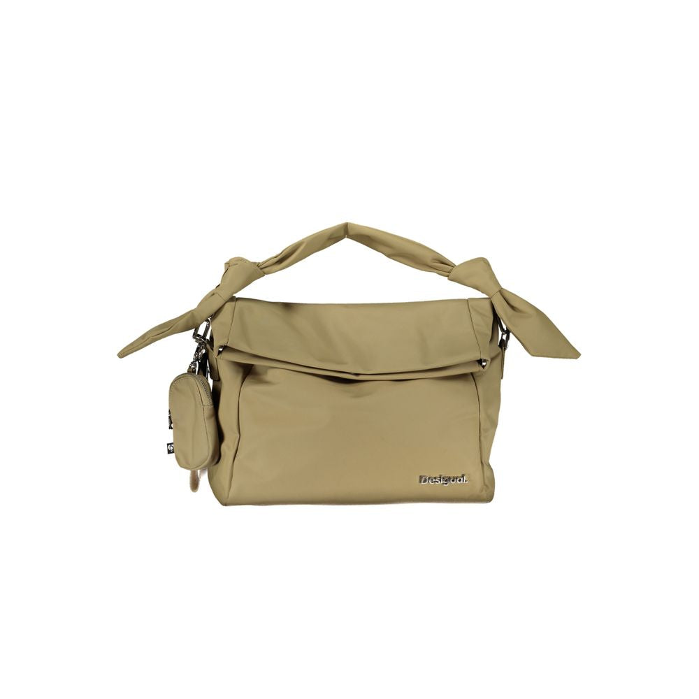 Green Polyester Handbag - ventzia