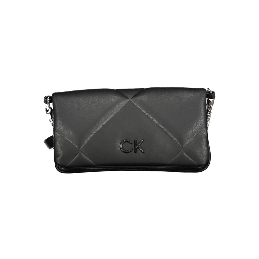 Black Polyester Women Handbag - ventzia