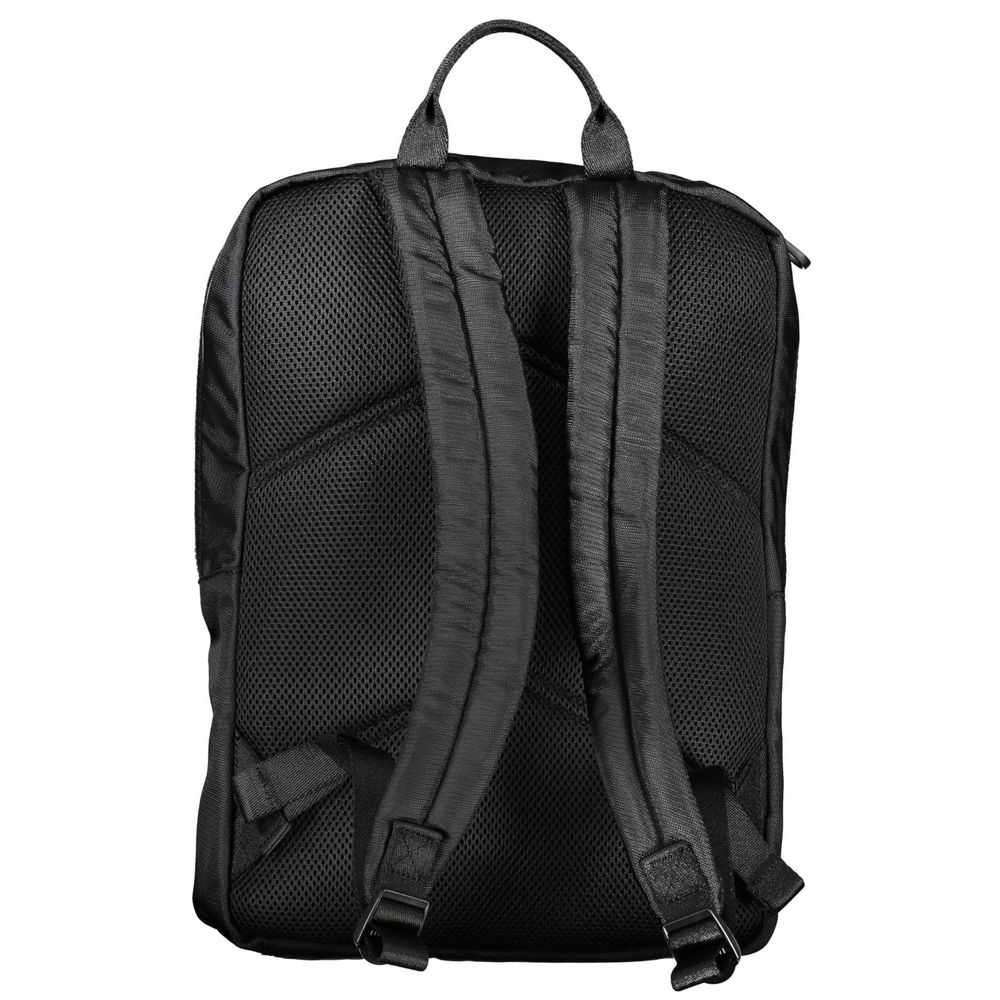 Nero Polyester Men Backpack - ventzia
