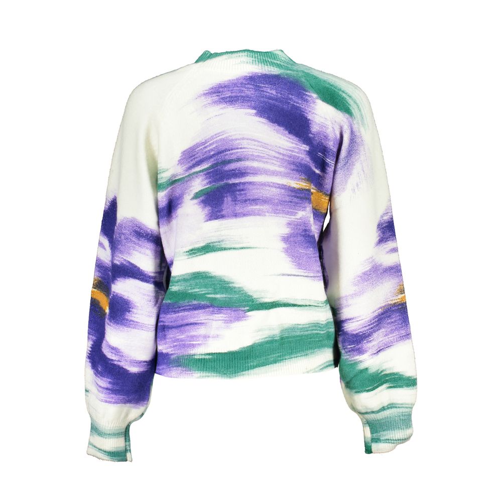 Elegant Crew Neck Sweater with Contrast Detailing - ventzia